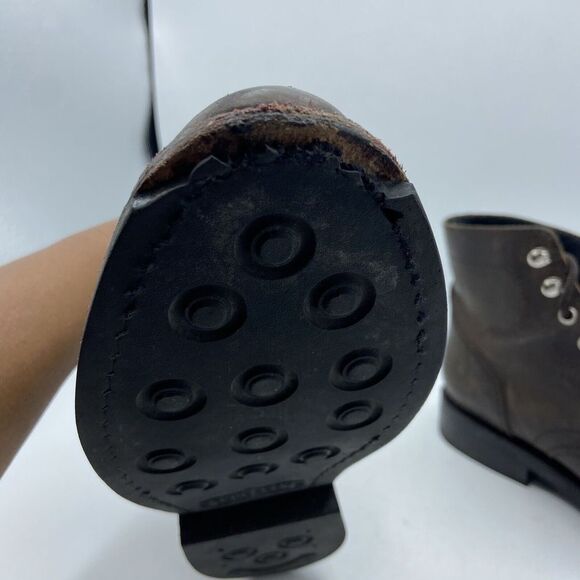 Thursday Boot Co Captain Mens Size 7 Cap Toe Boots Brown Leather (Defect) - Picture 5 of 8